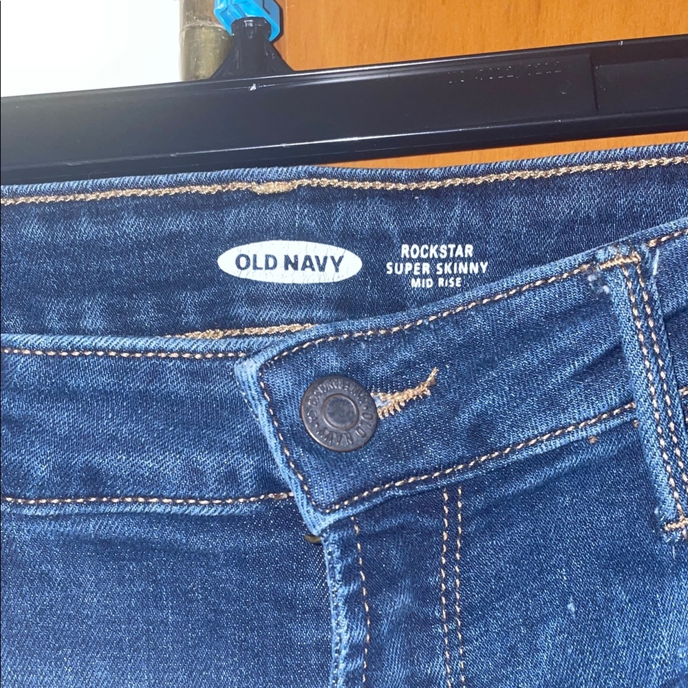 Old Navy Women's Dark Blue Skinny Jeans